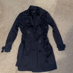 Bebe black elegant coat without the belt